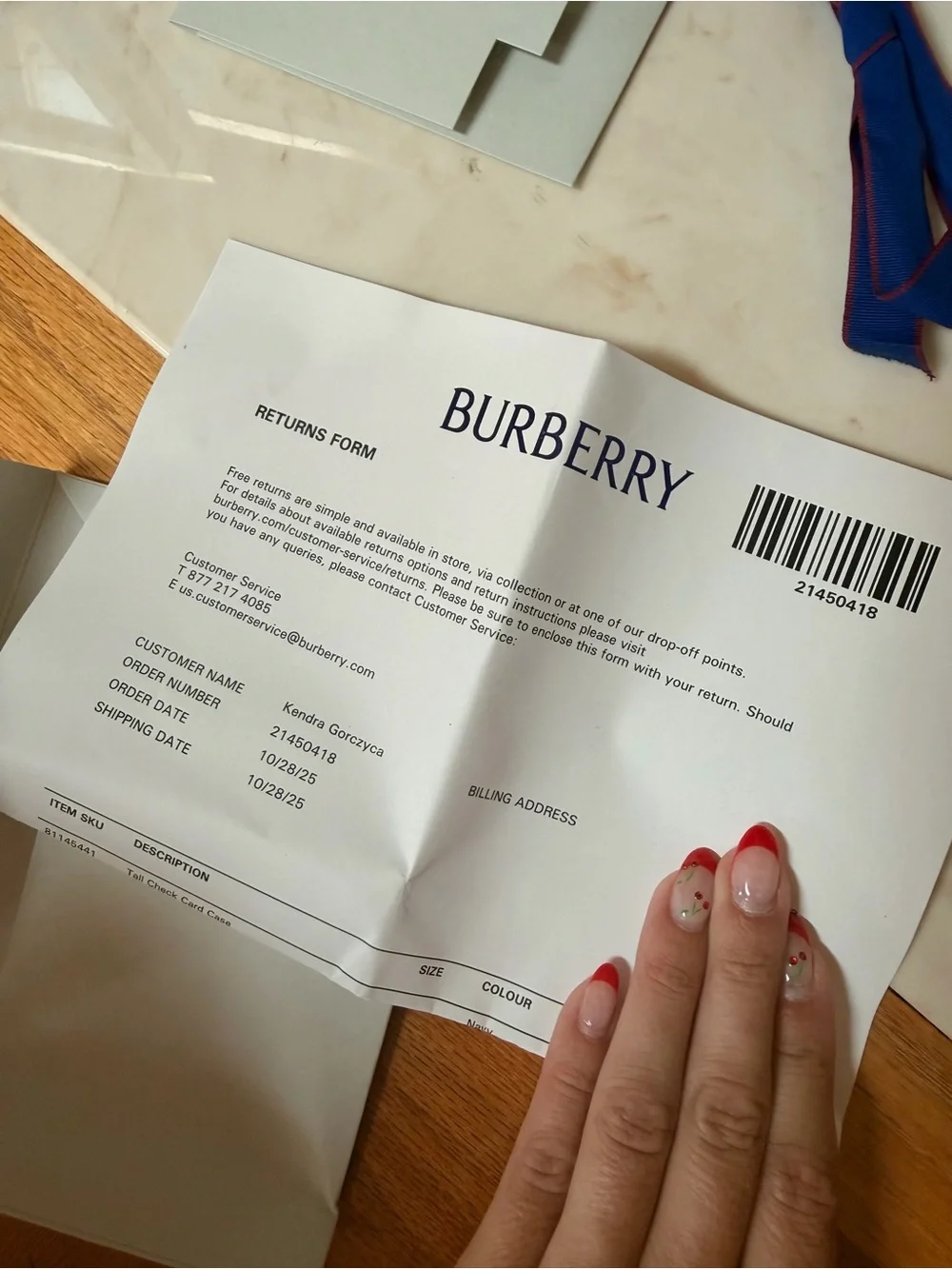 Burberry Cardholder